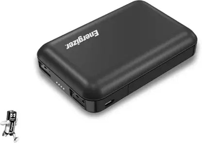 Energizer 10000 mAh Power Bank (10 W, Fast Charging) (Black, Lithium Polymer) Energizer 10000 mAh Power Bank (10 W, Fast Charging) (Black, Lithium Polymer)